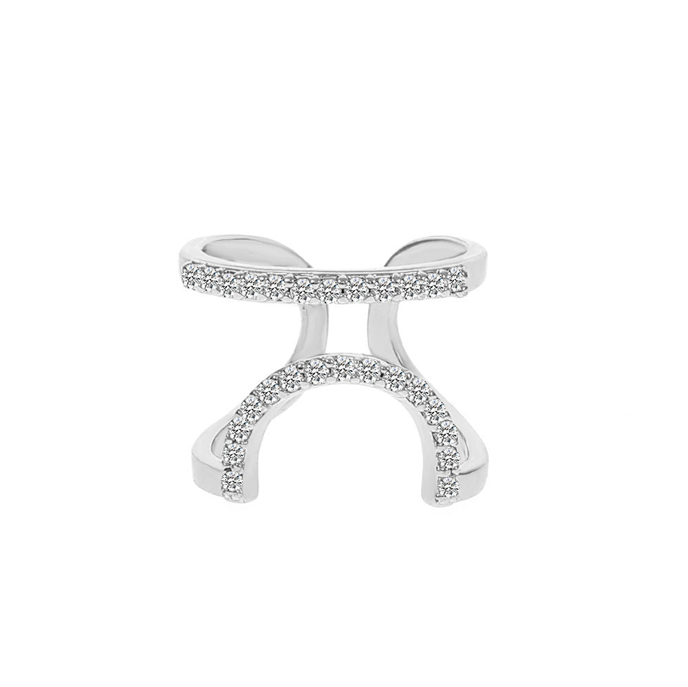 Wholesale Nail cap joint ring creative opening adjustable